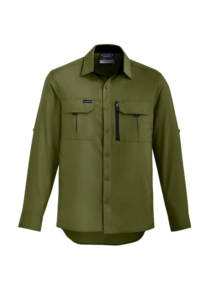 SYZMIK Men's Outdoor Long Sleeve Shirt ZW460 Metro Workwear
